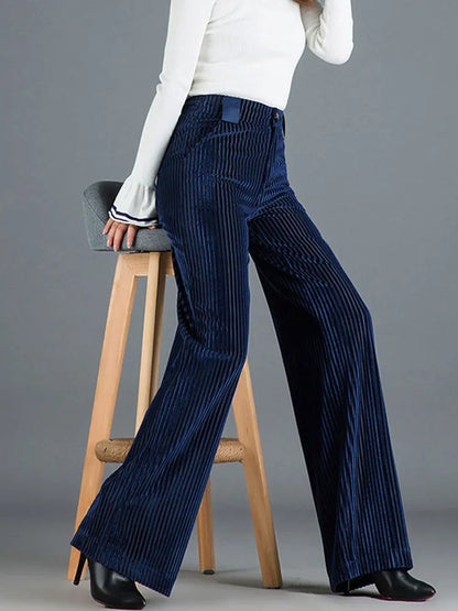 Estelle - Pantalon en Velours Côtelé