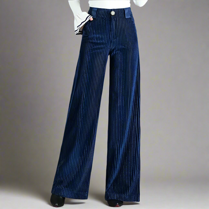 Estelle - Pantalon en Velours Côtelé
