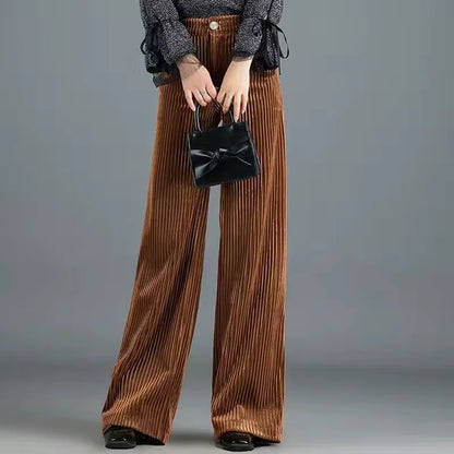 Estelle - Pantalon en Velours Côtelé