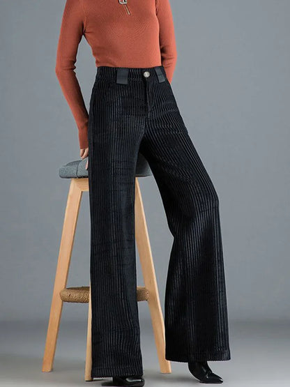 Estelle - Pantalon en Velours Côtelé