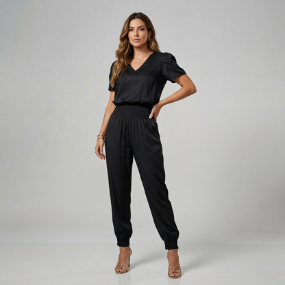 Florence - Ensemble tendance avec chemisier et pantalon